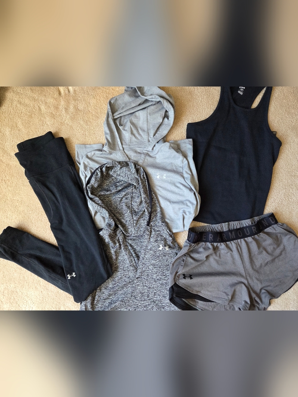 Under Armour Gray & Black LOT